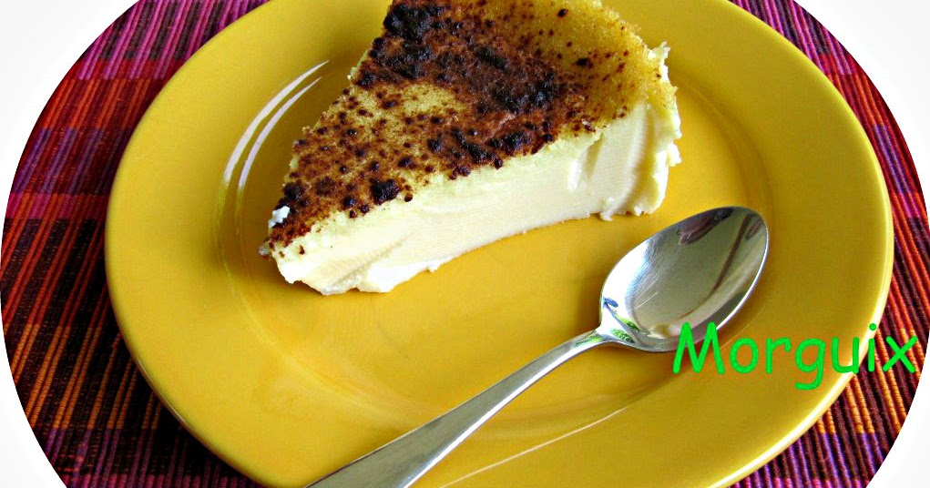 Tarta de queso "sin queso" (con y sin azúcar)