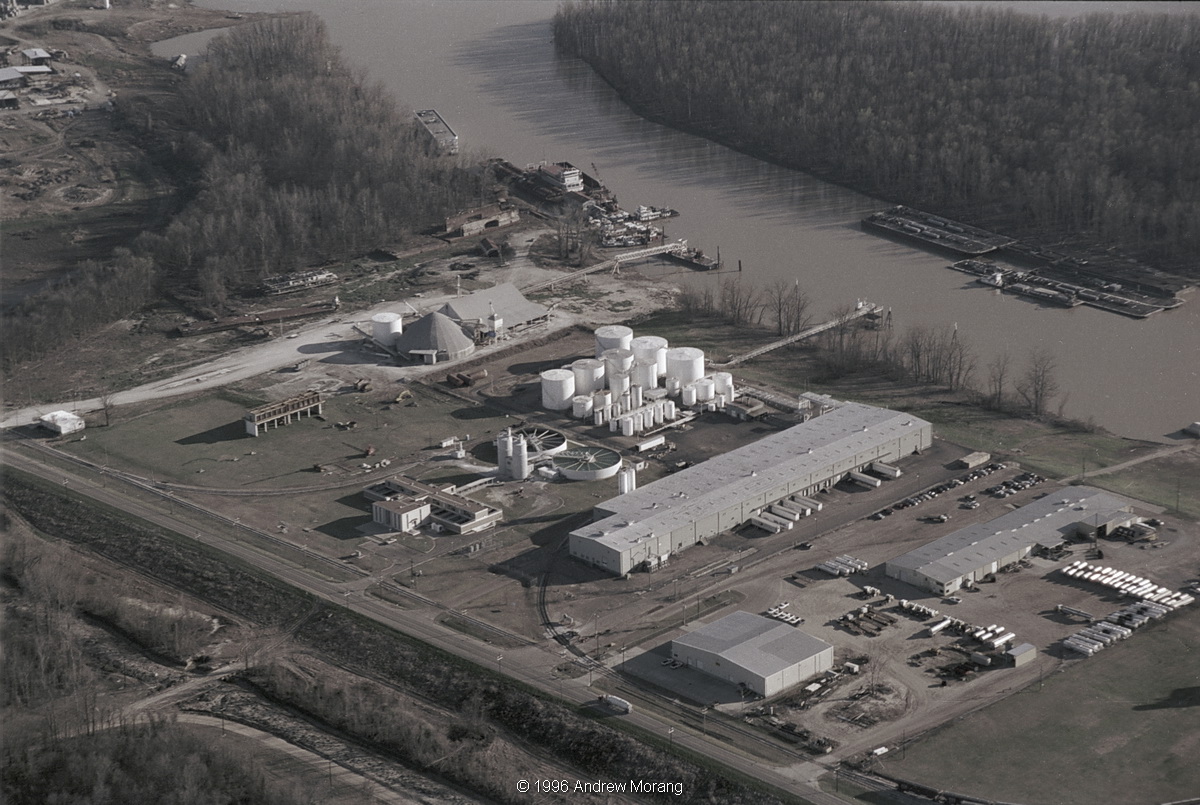 Urban Decay At the Port of Vicksburg (B&W film)