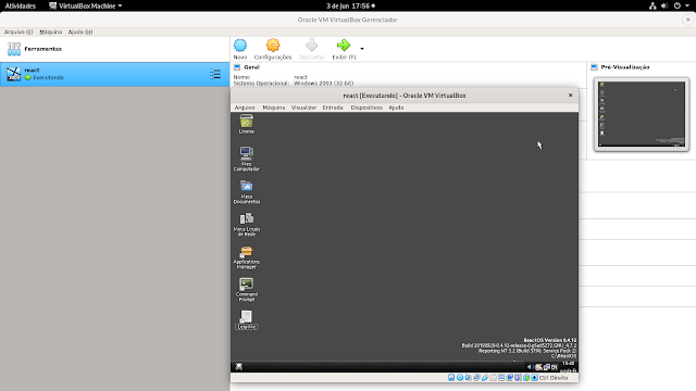 VirtualBox funcionando novamente. VirtualBox funcionando novamente.