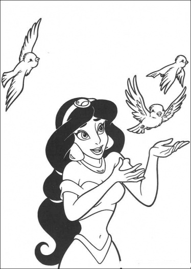 valentine princess coloring pages - photo #25