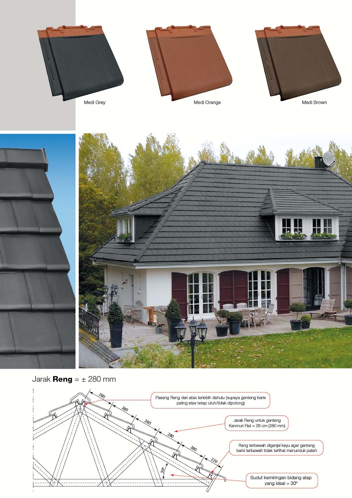 Brosur Genteng Keramik Flat ExKanmuri