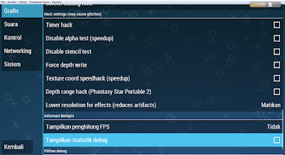 Cara setting PPSSPP