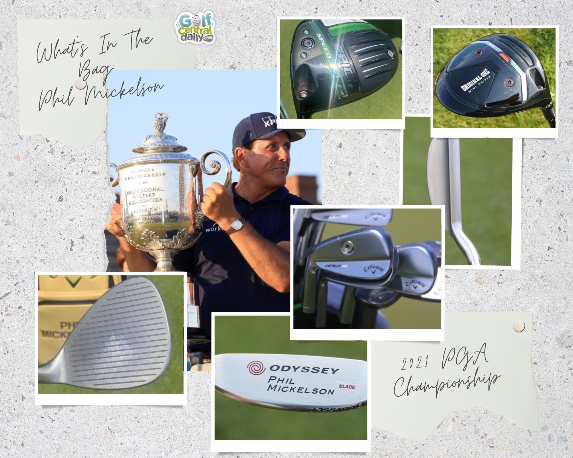 What's In The Bag Phil Mickelson's PGA Winning 2 Driver Set Up