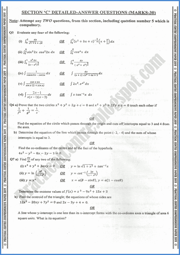 mathematics-xii-practical-centre-guess-paper-2019-science-group