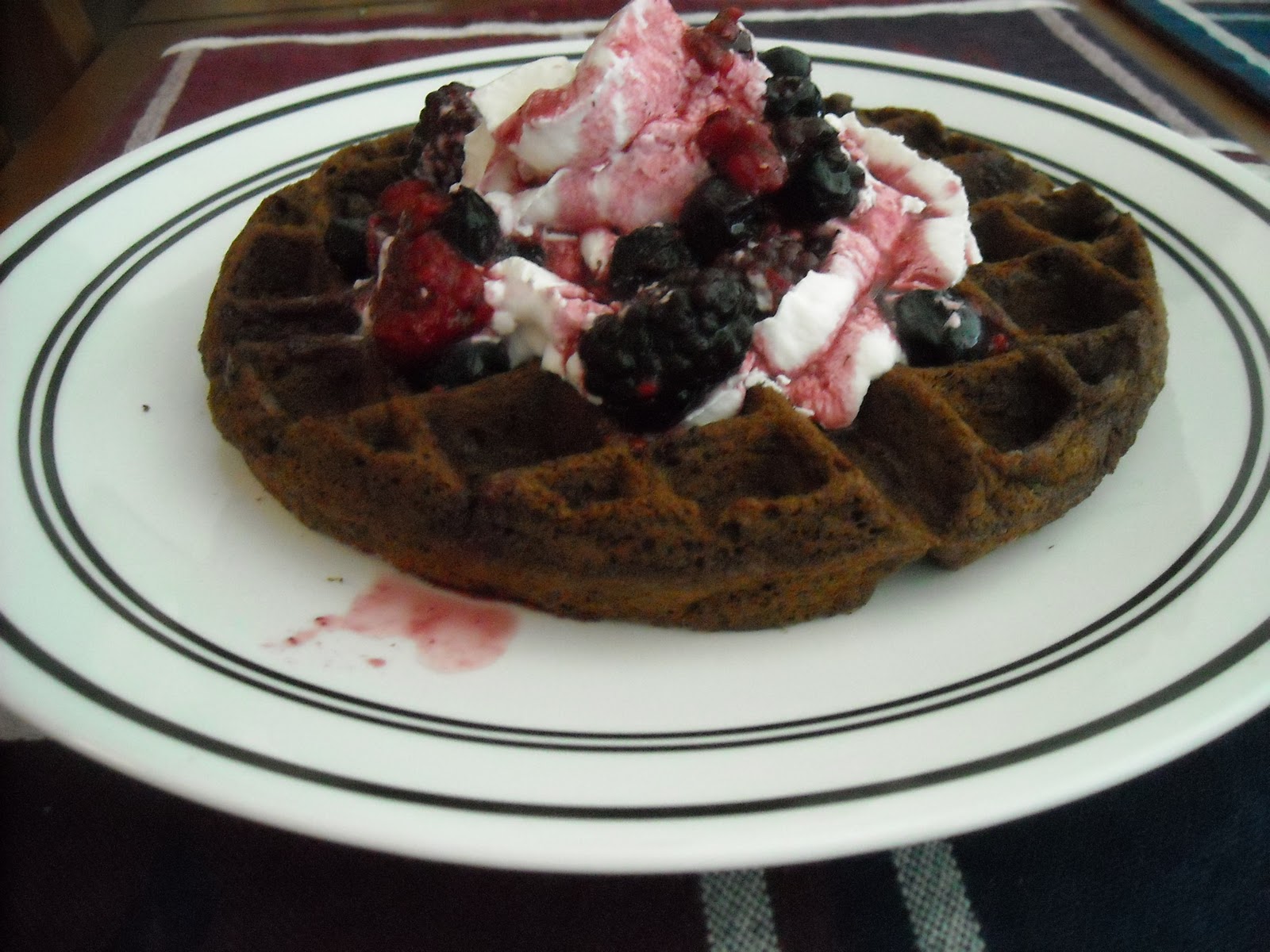 A Crafty Cook Chocolate Cake Mix Waffles