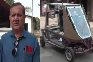 A farmer from Odisha, Sheel Aggarwal built a solar car