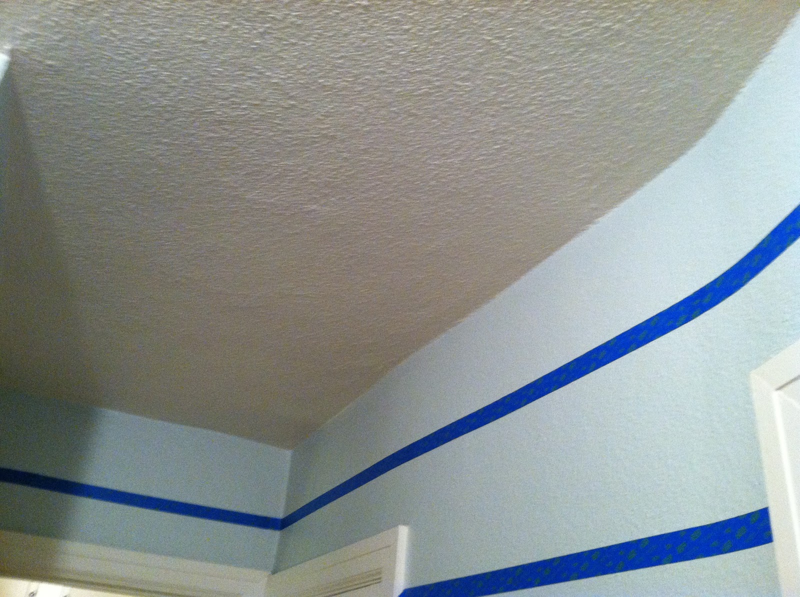 a home in the making {create} wall stripes