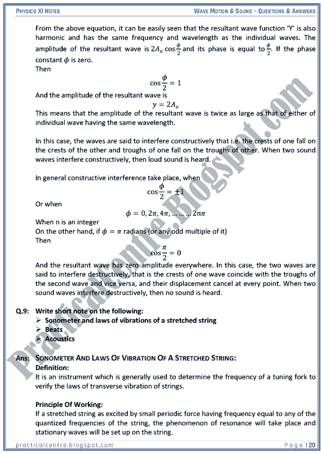 wave-motion-and-sound-questions-and-answers-physics-xi