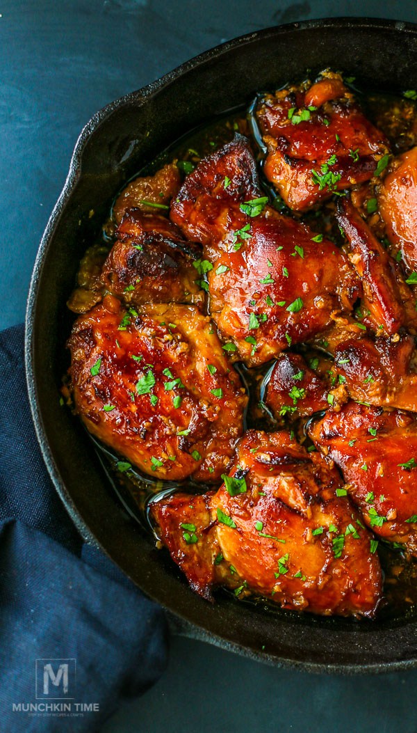 Honey Soy Chicken Thighs #Recipe - My Favorite Recipes