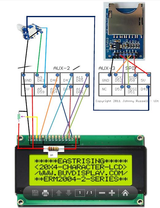 ต่อ LCD ให้กับ RAMP 1.4 + DIY ตอน 2 สร้าง 3D printer