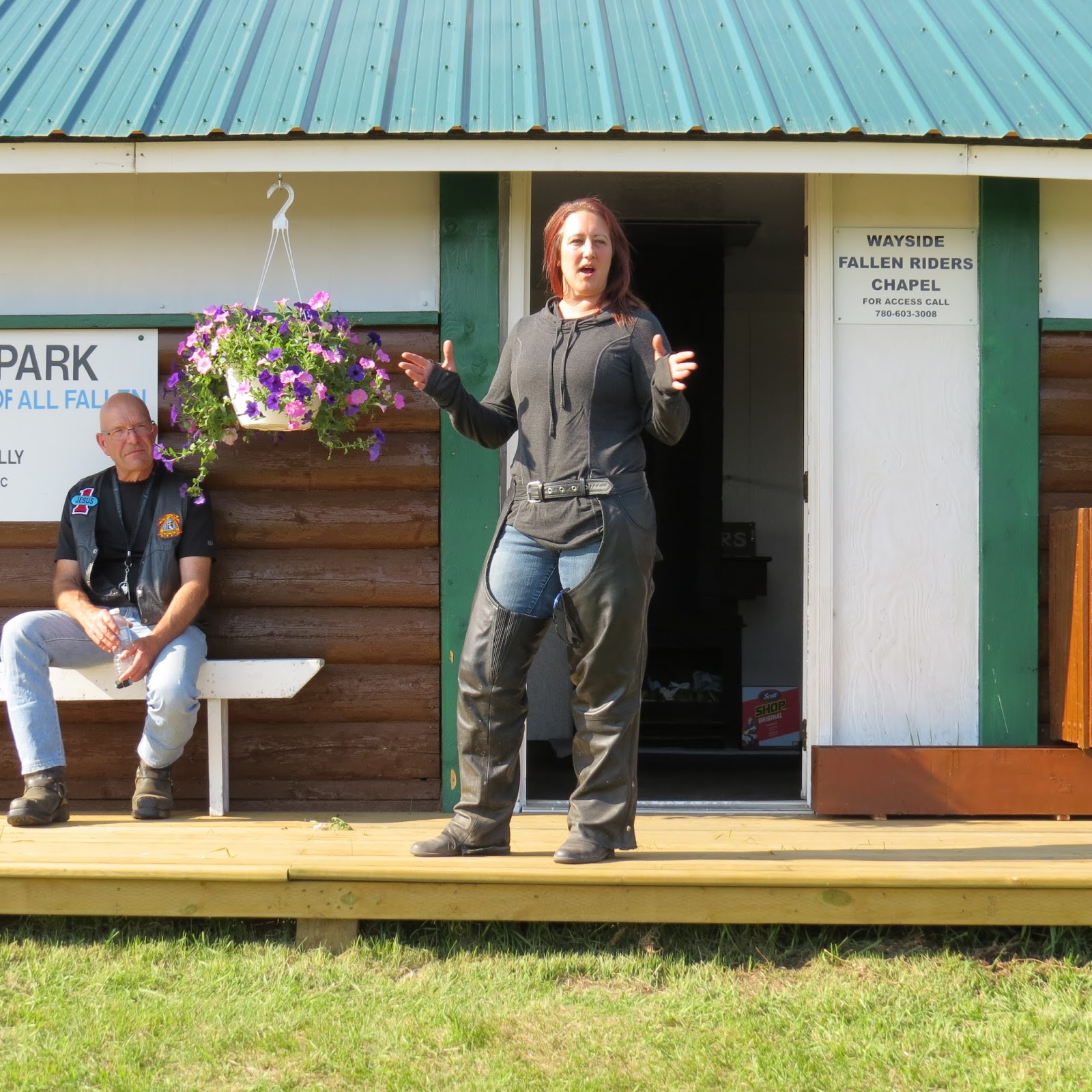The Grand Opening of Wayside Memorial Park in Two Hills Alberta Belt