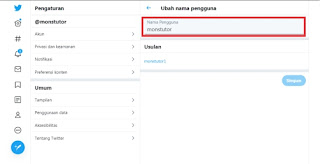ganti username