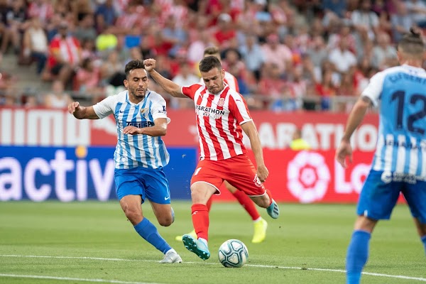 Málaga - Girona, alineaciones posibles