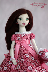 авторская текстильная кукла, cloth art doll, мои любимые игрушки