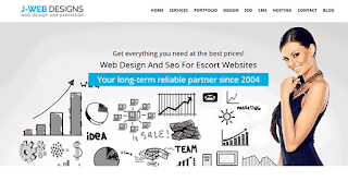 Escort agency web design