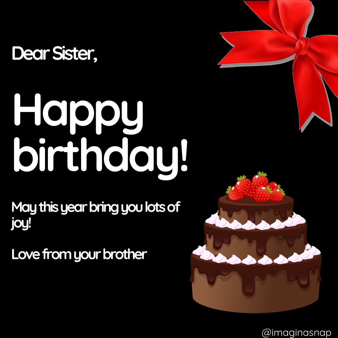 Happy Birthday Wishes For Sister With Images Free Download In Hd