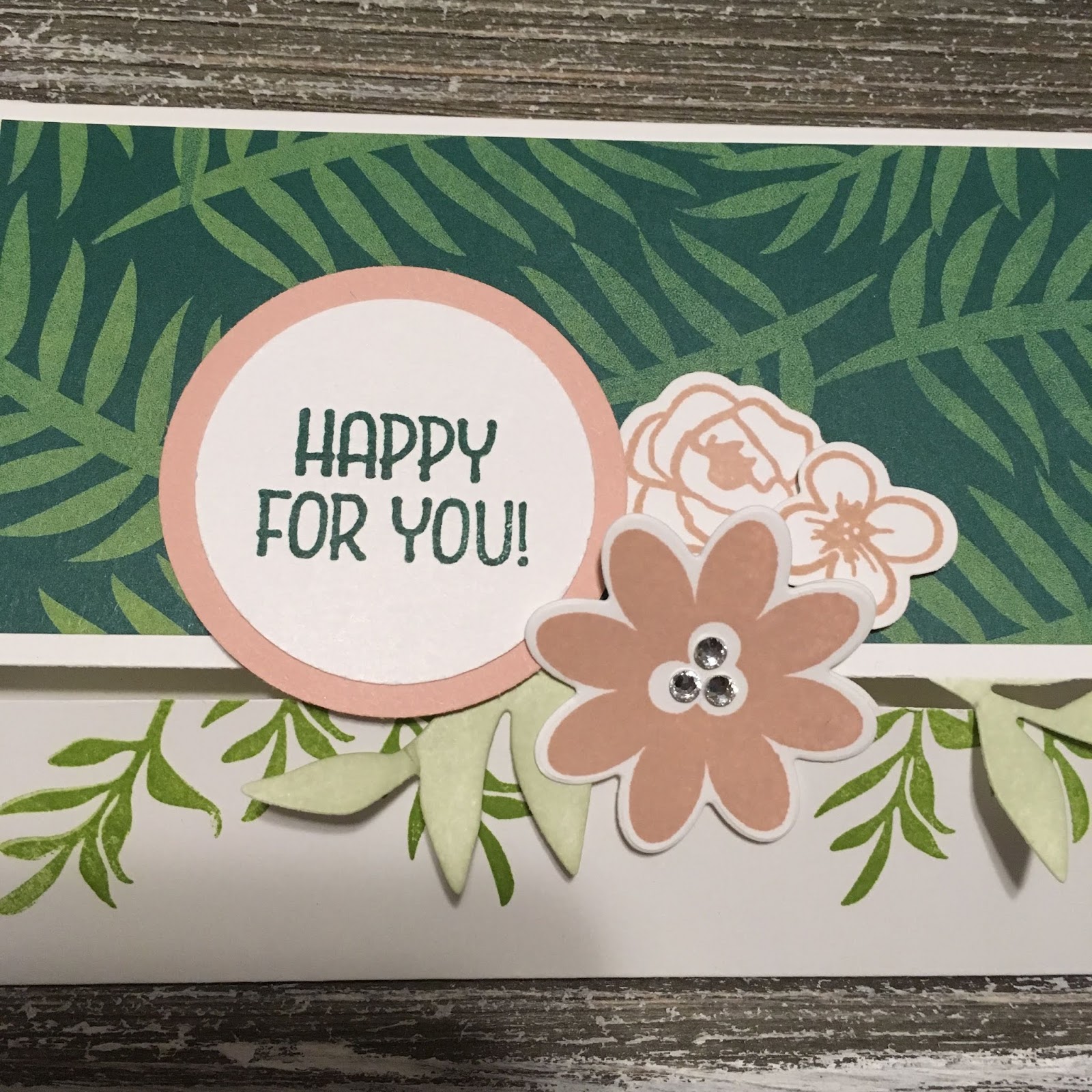 Stampin'Up Bouquet Blooms Note Card! Karina Chin, Stampin' Up