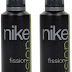 Nike Man Fission Deodorant Spray for Men 200ML Each (Pack of 2) Deodorant Spray - For Men (400 ml, Pack of 2) 43%OFF Rs.316