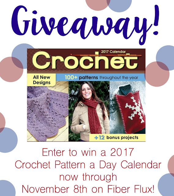 Fiber Flux Crochet Pattern A Day Calendar Giveaway!