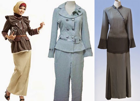 model baju kantor muslimah