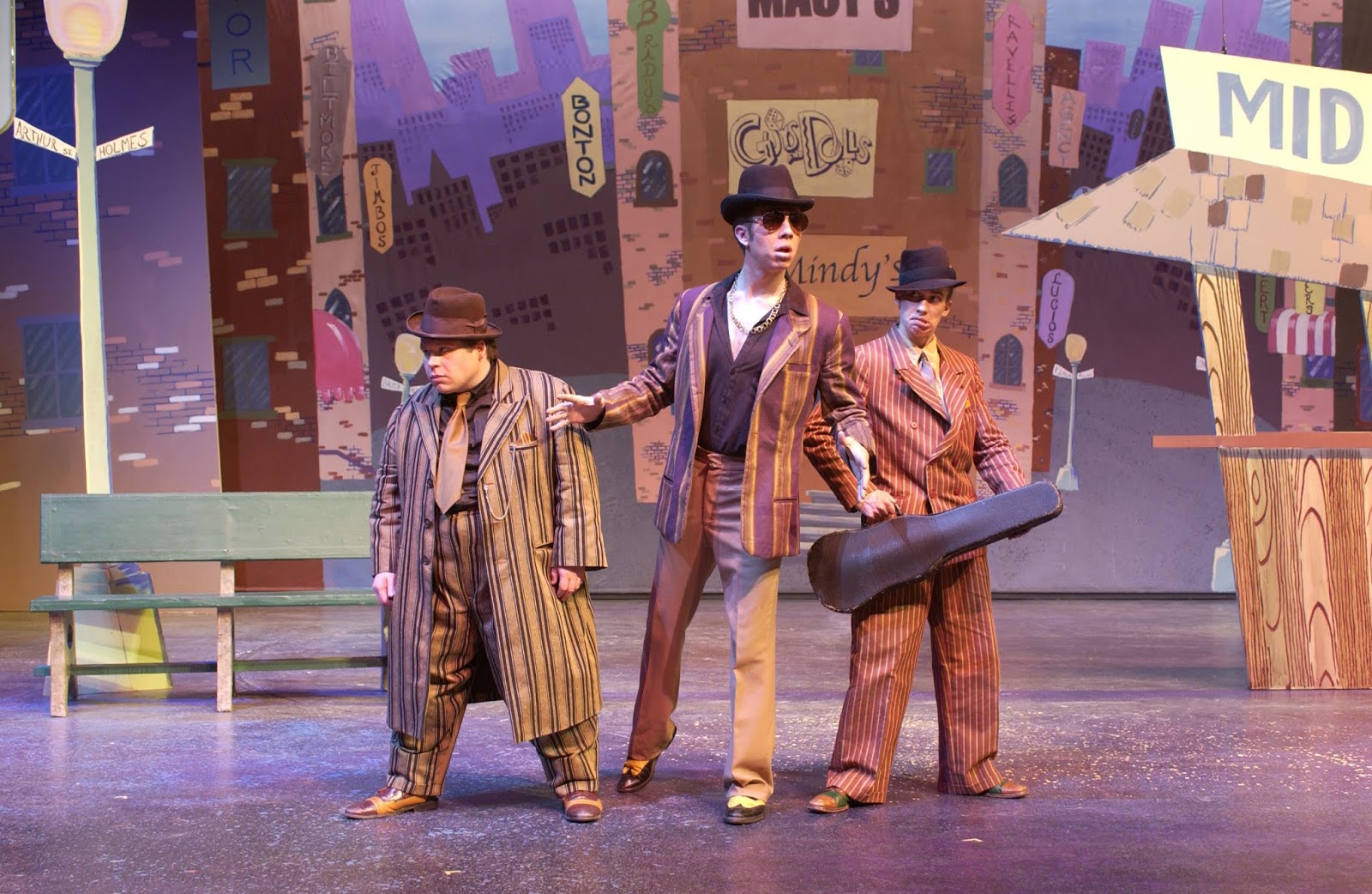 The Theatrical Designs of Gary Benson Guys and DollsSet and Costume Design