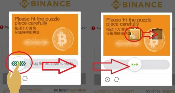 puzzle login captcha binance abrir binance resolver puzzle prueba