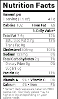 Nutrition Facts Keto-Paleo Savory Log only sliced (Whole30, Gluten-free, Protein Log, Cuban Recipe).jpg