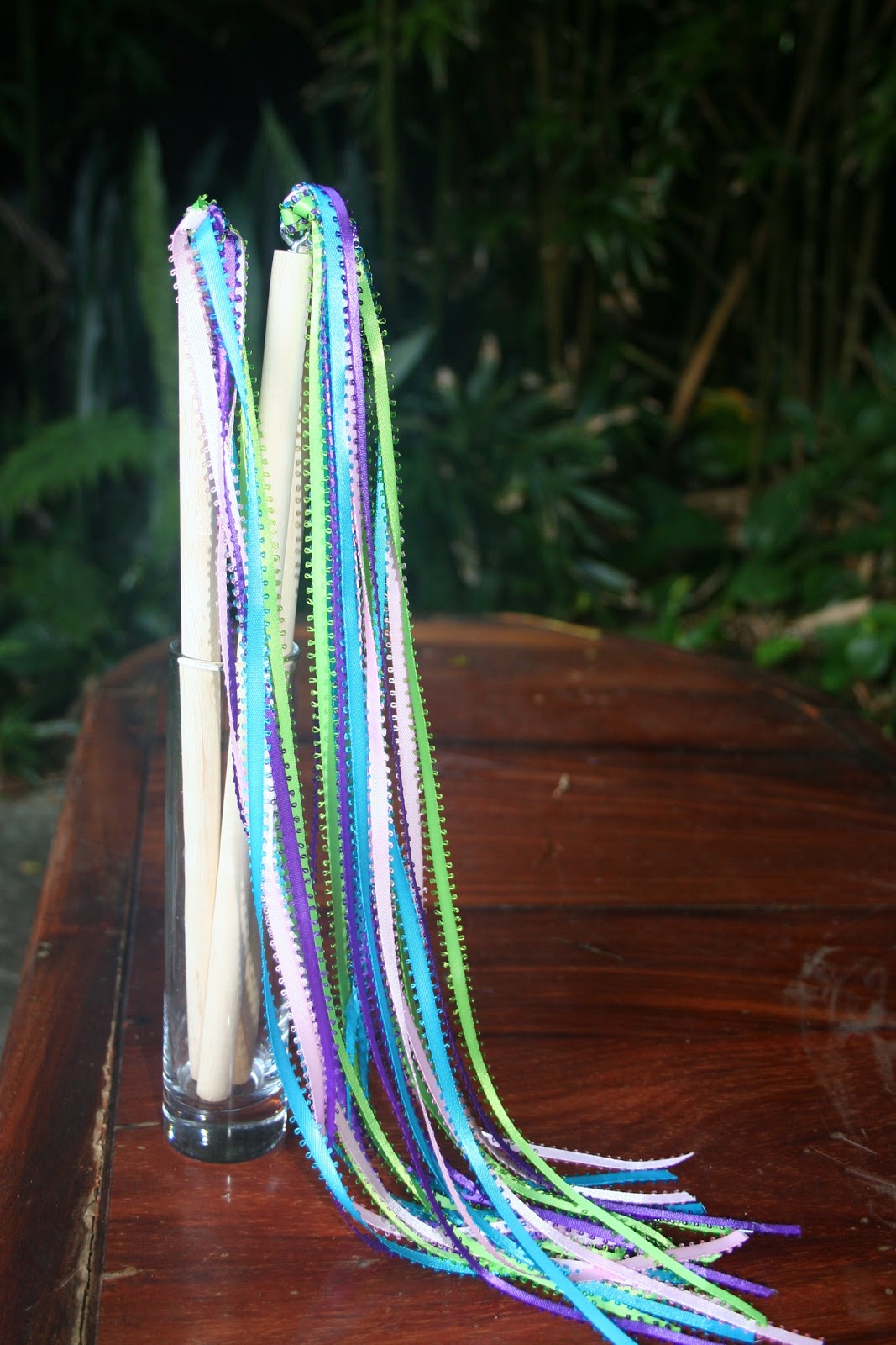 Mama's a Mess! DIY Ribbon Wands