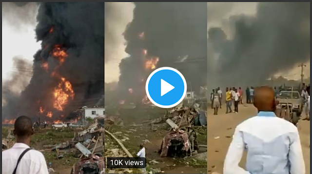 Pipeline explosion in Festac (Videos)