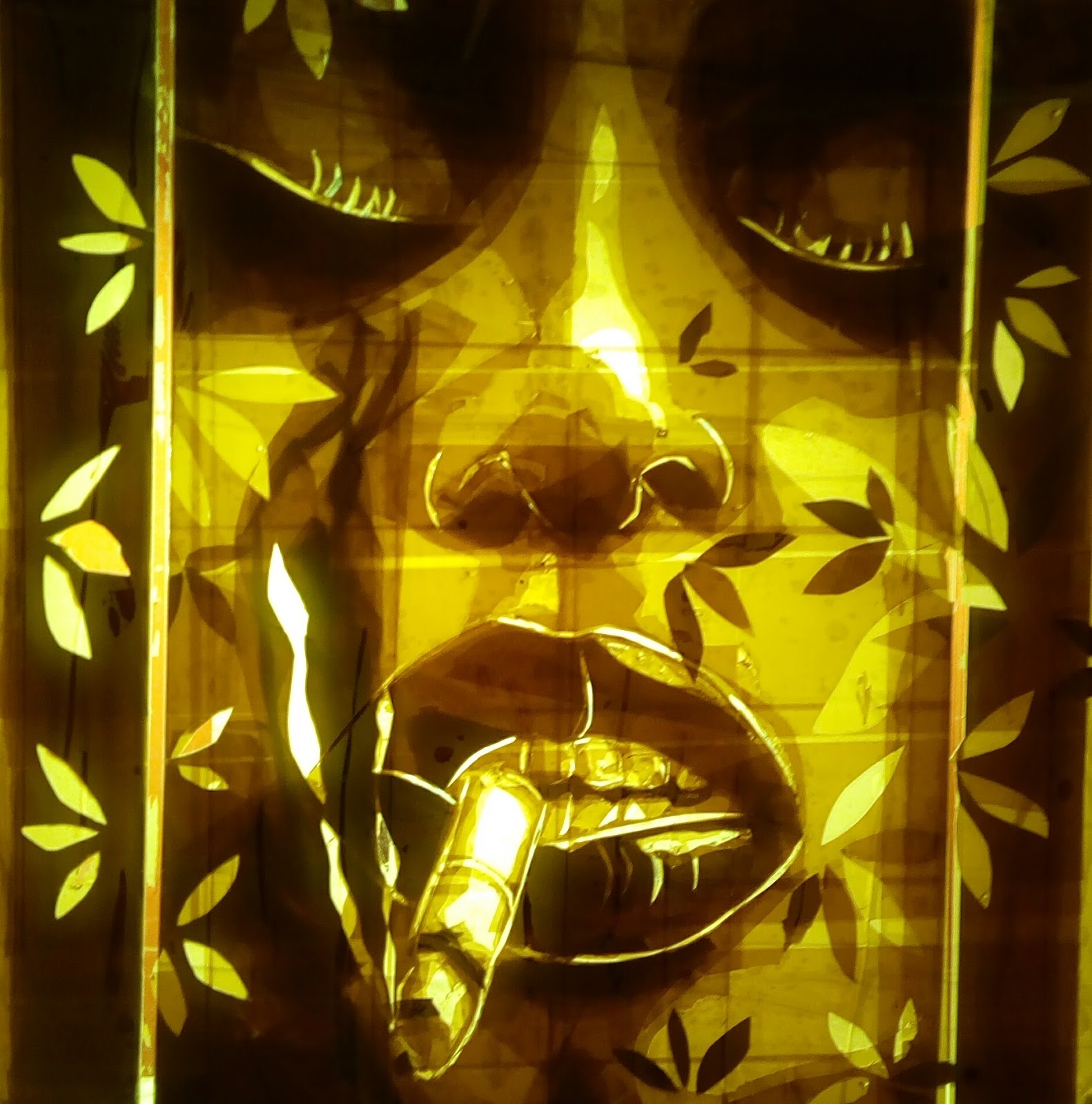 VERSATILE ARTIST Cellotape painting