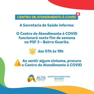 Alto do Rodrigues: Centro de Atendimento à Covid