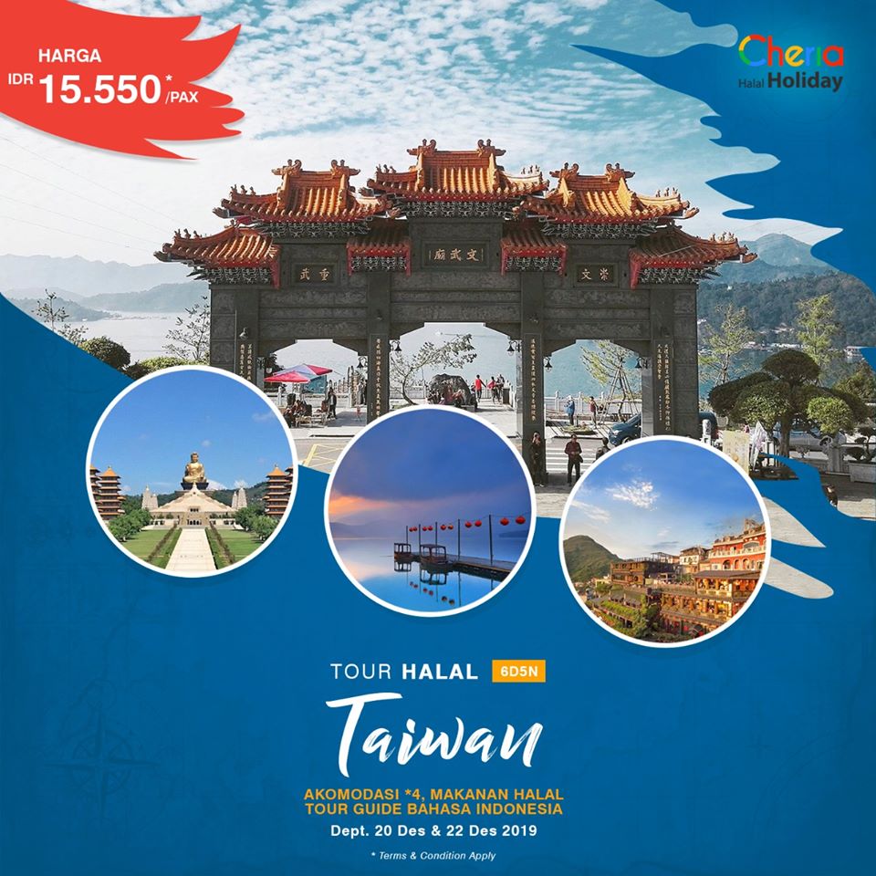 Wisata halal Taiwan Travel Pelopor Paket Tour Wisata