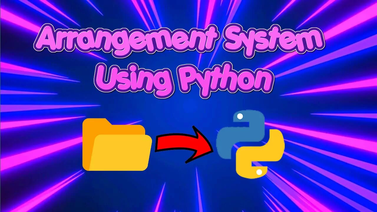 Arrangement System using Python
