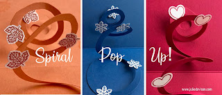 VIDEO Tutorial: 3 Stampin' Up! To Every Season Spiral Pop Up Cards ~ 2019 Holiday Catalog ~ www.juliedavison.com