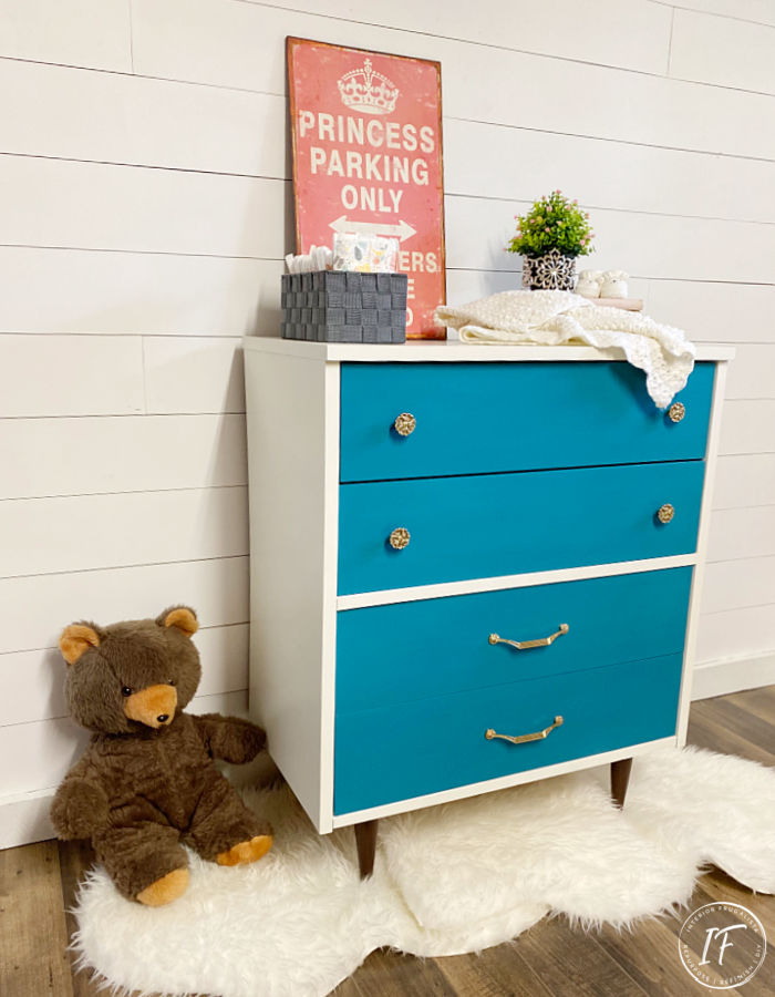 Used MCM Dresser To Chic Baby Change Table Upcycle Interior Frugalista