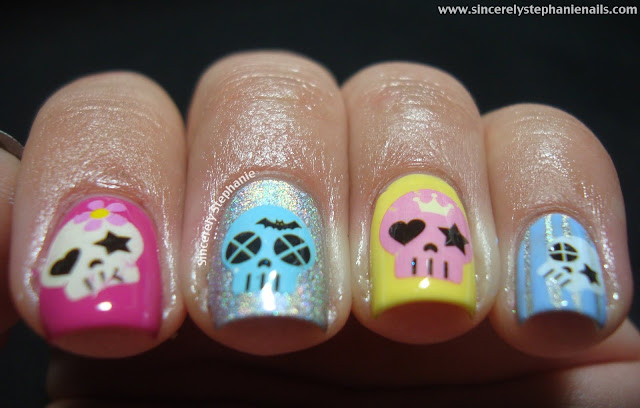 skull water decals