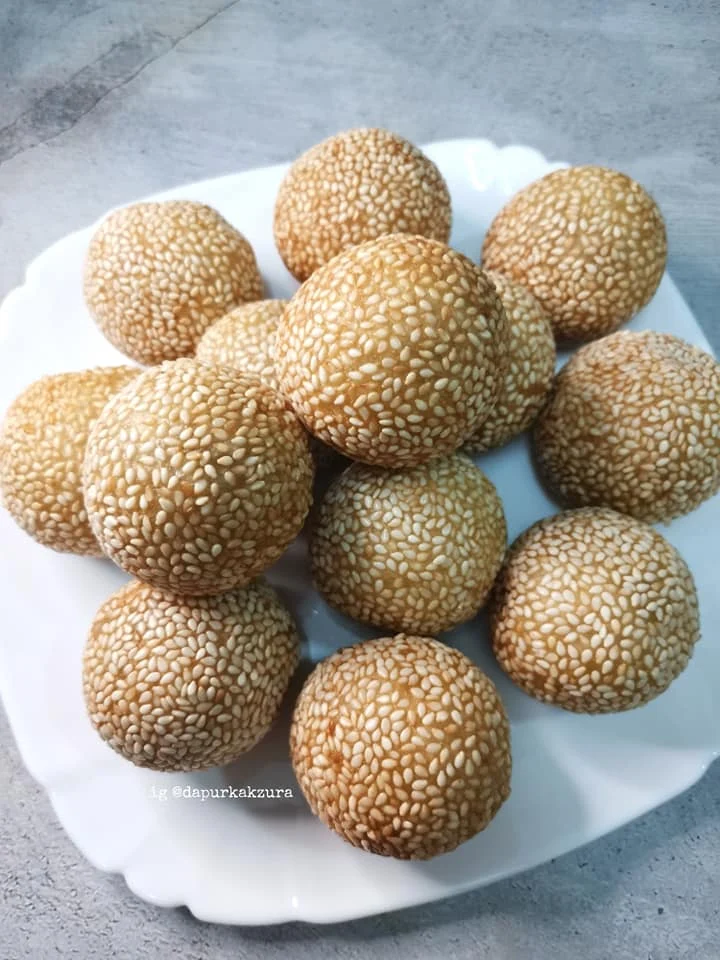 Resepi kuih bom bijan inti kelapa