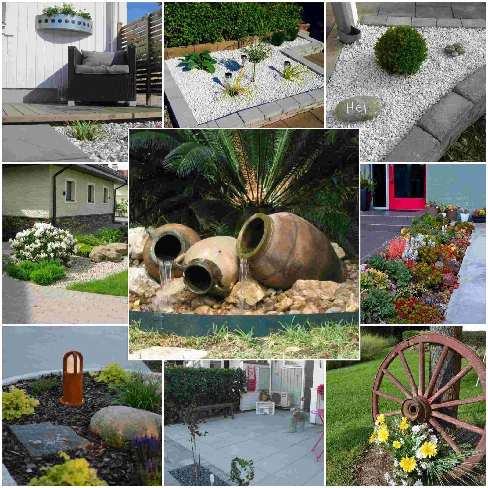 Small garden landscaping - 36 great ideas to beautify facade - Diy Fun