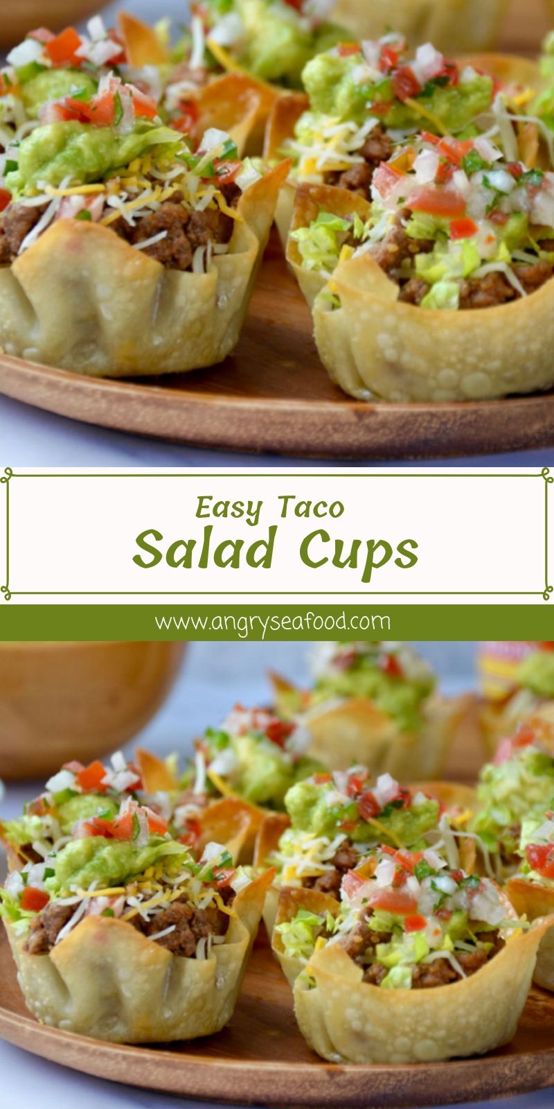 Easy Taco Salad Cups Easy Taco Salad Cups