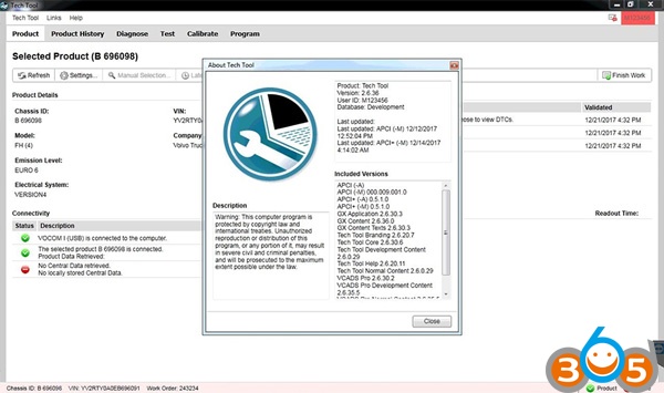 Volvo premium tech tool Volvo premium tech tool