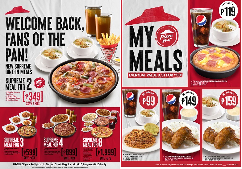 Pizza Hut launches special solo, group dinein deals to fans of