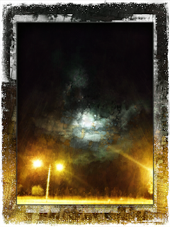 Real for a Moment 3: Lampposts and Moon-clouds Copyright 2015 Christopher V. DeRobertis. All rights reserved. insilentpassage.com