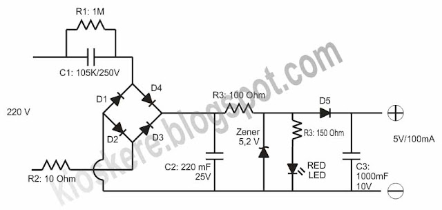 Adaptor 5 Volt Tanpa Trafo | Teknologi Tepat Guna