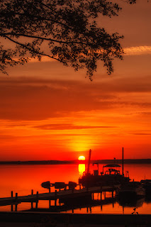 Naturfotografie Landschaftsfotografie Sonnenuntergang Steinhuder Meer