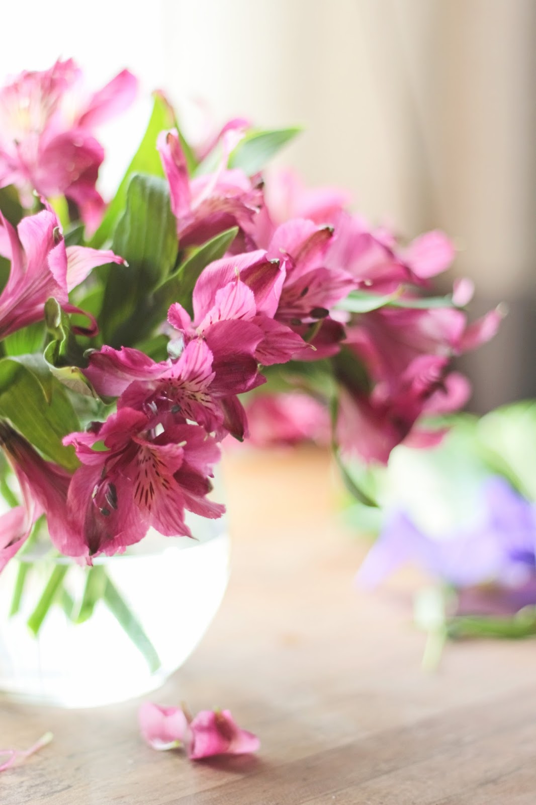 Arranging your Supermarket Alstroemeria in a Dollar Store Vase Made