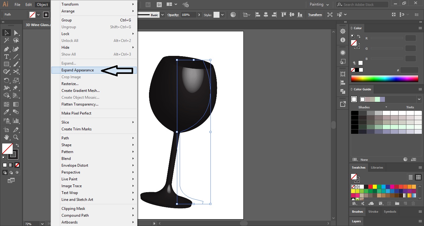 How To Make 3d Wine Glass In Adobe Illustrator Vividesigning