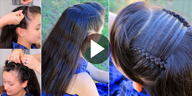 How To Create Feathered Headband Hairstyle, See Tutorial - The Stylish Life