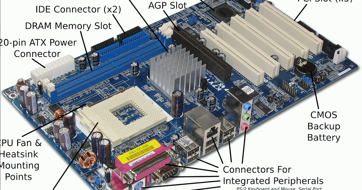 Computer info Motherboard