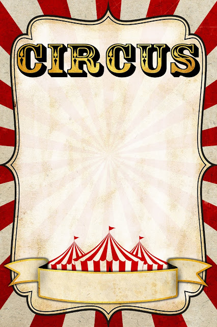 Vintage Circus Background - Poster Template