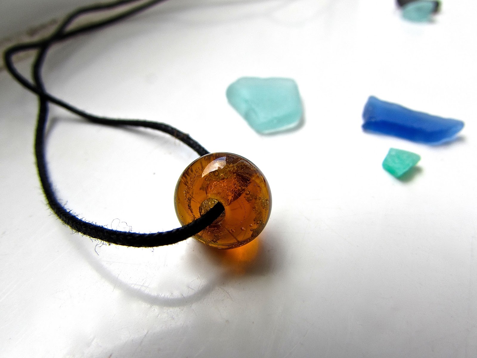 Sea Glass and Spindles Recycled Sea Glass Beads